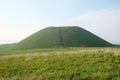 Mount Aso (Aso-san), the largest active volcano in Japan stands in Aso Kuju National Park Royalty Free Stock Photo