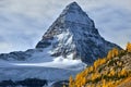 Mount Assiniboine in Canadian Rockies Royalty Free Stock Photo