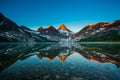 Mount Assiniboine Reflection Royalty Free Stock Photo