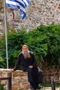 MOUNT ATHOS, GREECE - JUNE 2012: Orthodox priest