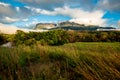 Mount `Auyantepuy` in the Great Savannah, Venezuela