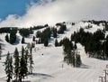 Mount Bachelor ski area, Oregon USA. Royalty Free Stock Photo