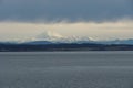 Mount Baker calles as well Koma Kulshan or Kulshan, is active glacier-covered andesitic stratovolcano. Royalty Free Stock Photo