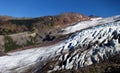 Mount Baker`s Coleman Glacier in fall Royalty Free Stock Photo