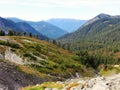 Mount Baker wilderness with fall colors Royalty Free Stock Photo