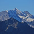Mount Balmhorn. View from Mount Niederhorn. Mountain in the Bern