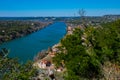 Mount Bonnell Austin Texas Overlook Royalty Free Stock Photo