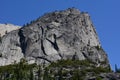 Half Dome and Mount Broderick from Joh Muir Trail, Yosemite, California, USA Royalty Free Stock Photo