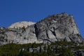 Half Dome and Mount Broderick from Joh Muir Trail, Yosemite, California, USA Royalty Free Stock Photo