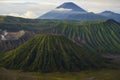 Beautiful Mount Bromo volcano during sunrise scene at Bromo tengger semeru national park, East Java, Indonesia Royalty Free Stock Photo