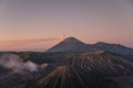 Mount bromo batok semeru volcano, java indonesia Royalty Free Stock Photo