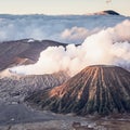 Mount Bromo close up landscape view in high resolution image Royalty Free Stock Photo