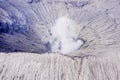 Mount Bromo crater with crowded tourist