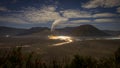 Mount Bromo at night Royalty Free Stock Photo