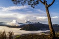 Mount Bromo view at sunrise