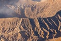 Mount Bromo volcano Gunung Bromo during sunrise from viewpoint on Mount Penanjakan, in East Java, Indonesia