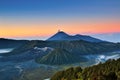 Mount Bromo Volcano Sunrise View Royalty Free Stock Photo