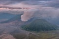 Mount Bromo volcano & x28;Gunung Bromo& x29; in Bromo Tengger Semeru Natio Royalty Free Stock Photo