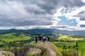 Visitors on top of Mount Cannibal, Victoria, Australia