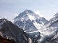 Mount Changtse, Tibetan mount near mt. Everest, Nepal Royalty Free Stock Photo