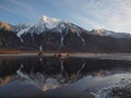 Mount Cheam in British Columbia Canada near Chilliwack Royalty Free Stock Photo