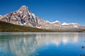 Mount Chephren and Waterfowl Lake, Canada Royalty Free Stock Photo
