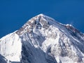 Mount Cho Oyu, Nepal Himalayas mountains Royalty Free Stock Photo