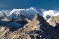 Mount Cho Oyu, Nepal Himalayas mountains Royalty Free Stock Photo