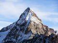 Mount Cholo or Chola Nepal Himalayas mountains Royalty Free Stock Photo