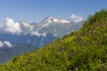 Mount Chugush in Western Caucasus Royalty Free Stock Photo