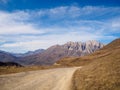 Mount Chydjyty Khokh. View from Dargavs. North Ossetia. Russia