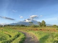 Mount Ciremai Indonesia asia highestmount in West Java Royalty Free Stock Photo