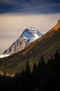 Mount Columbia, tallest peak in Alberta, Canada