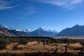 Mount cook in clear sky, South Island, NZ