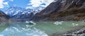 Mount Cook, lake Hooker, New Zealand