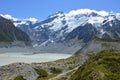 Mount Cook - Lake Pukaki Royalty Free Stock Photo