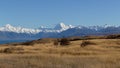 Mount Cook and Southern Alps landscape, South Island, New Zealand Royalty Free Stock Photo