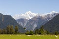 Mount Cook, Mount Tasman. South Island, New Zealand