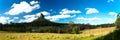 Mount Coonowrin Panorama Royalty Free Stock Photo