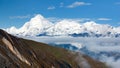 Mount Dhaulagiri - Dhaulagiri himal - Nepal Royalty Free Stock Photo