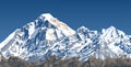 Mount Dhaulagiri and Mt Annapurna peaks