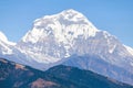 Mount Dhaulagiri, Nepal himalayas mountains Royalty Free Stock Photo