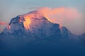 Mount Dhaulagiri Poon Hill Nepal Himalayas mountains Royalty Free Stock Photo