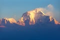 Mount Dhaulagiri Poon Hill Nepal Himalayas mountains Royalty Free Stock Photo