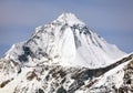 Mount Dhaulagiri from Thorung La pass, Nepal Royalty Free Stock Photo