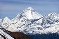 Mount Dhaulagiri, view from Thorung La pass Royalty Free Stock Photo