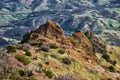 Mount Diablo view of green valley Royalty Free Stock Photo