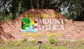 Mount Dora Welcome sign