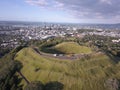 Mount Eden, Auckland / New Zealand Royalty Free Stock Photo