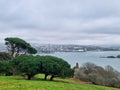 Mount Edgcombe, Overlooking Plymouth and the River Tamar devon and cornwall uk uk